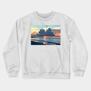 Caribbean Turks and Caicos Grace Bay Sunset Crewneck Sweatshirt